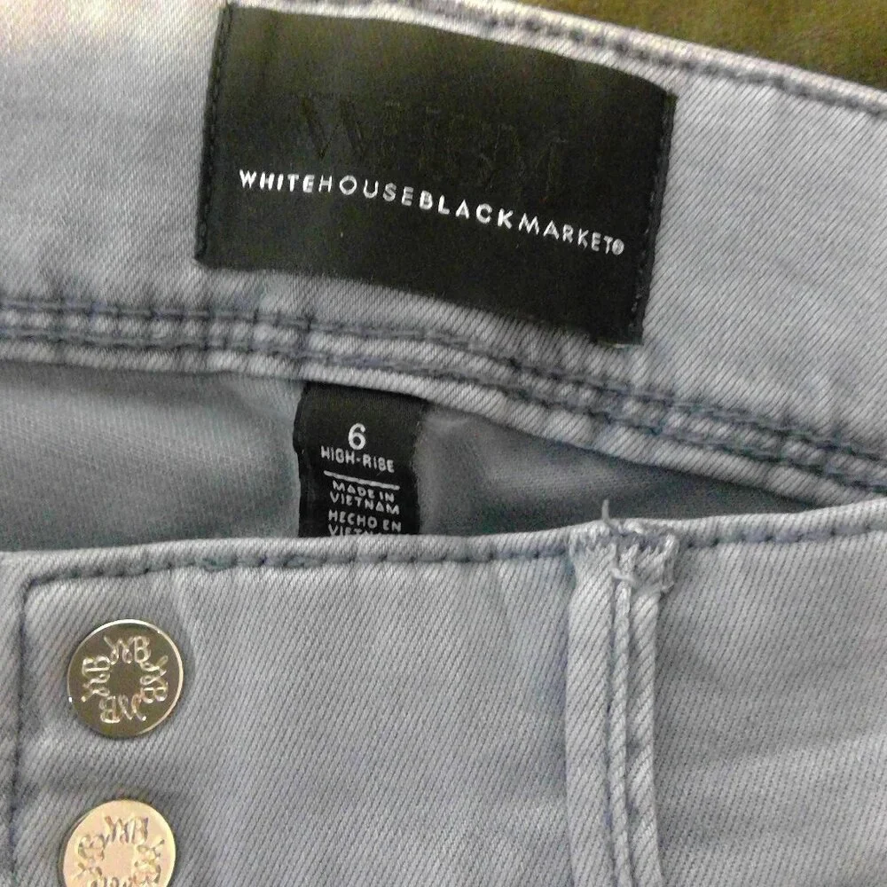 White House Black Market High-Rise Skinny Ankle Everyday Soft Jeans - Picture 3 of 8